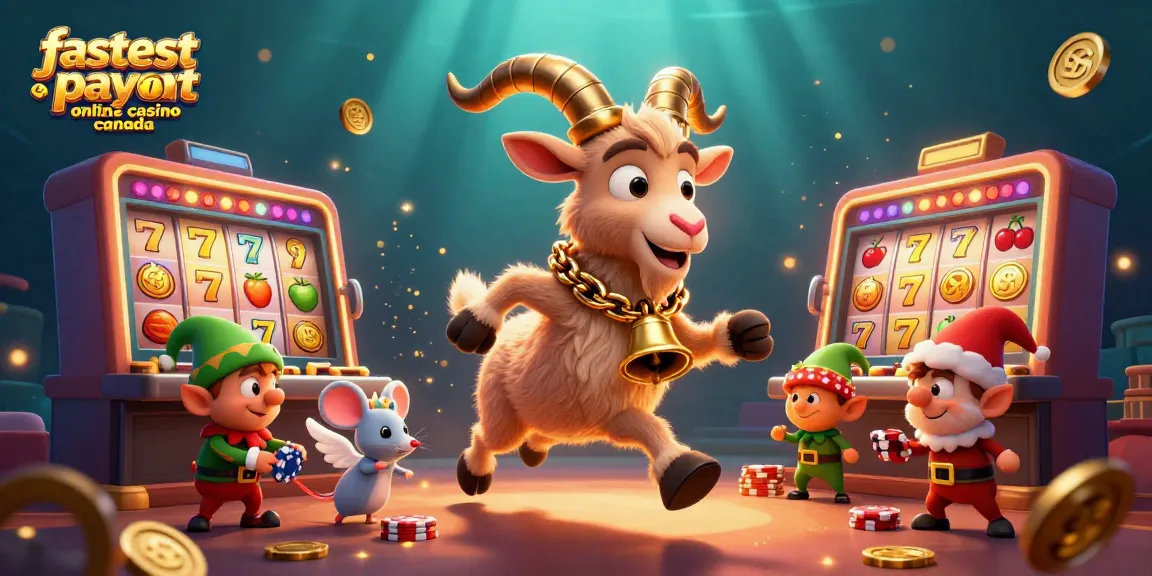 Experience the fastest payout online casino Canada through spooky festive characters in a thrilling gaming scene.